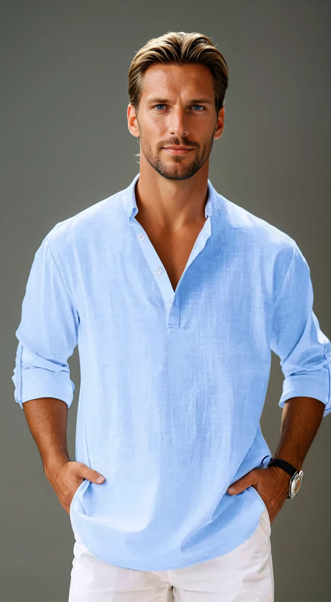 Lariveau™ | Chemise Décontractée en Lin Naturel