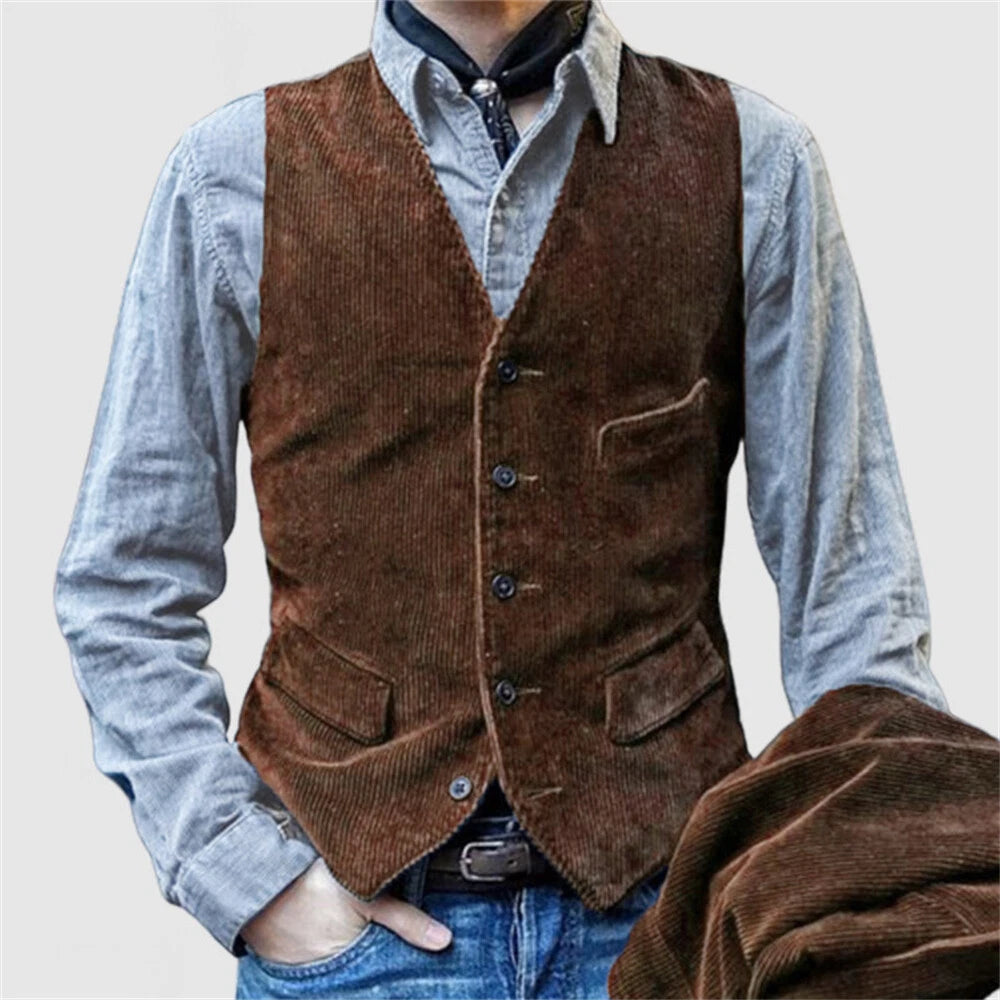 Dervaux™ | Veste et Gilet Vintage Élégance