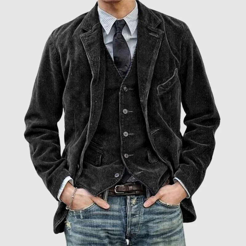 Dervaux™ | Veste et Gilet Vintage Élégance