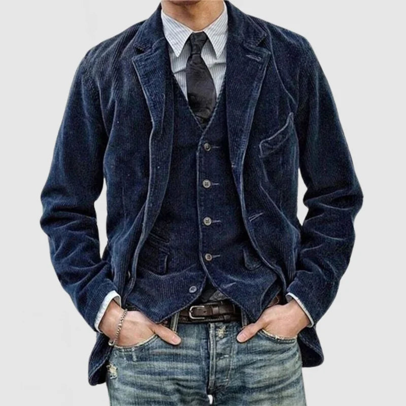Dervaux™ | Veste et Gilet Vintage Élégance