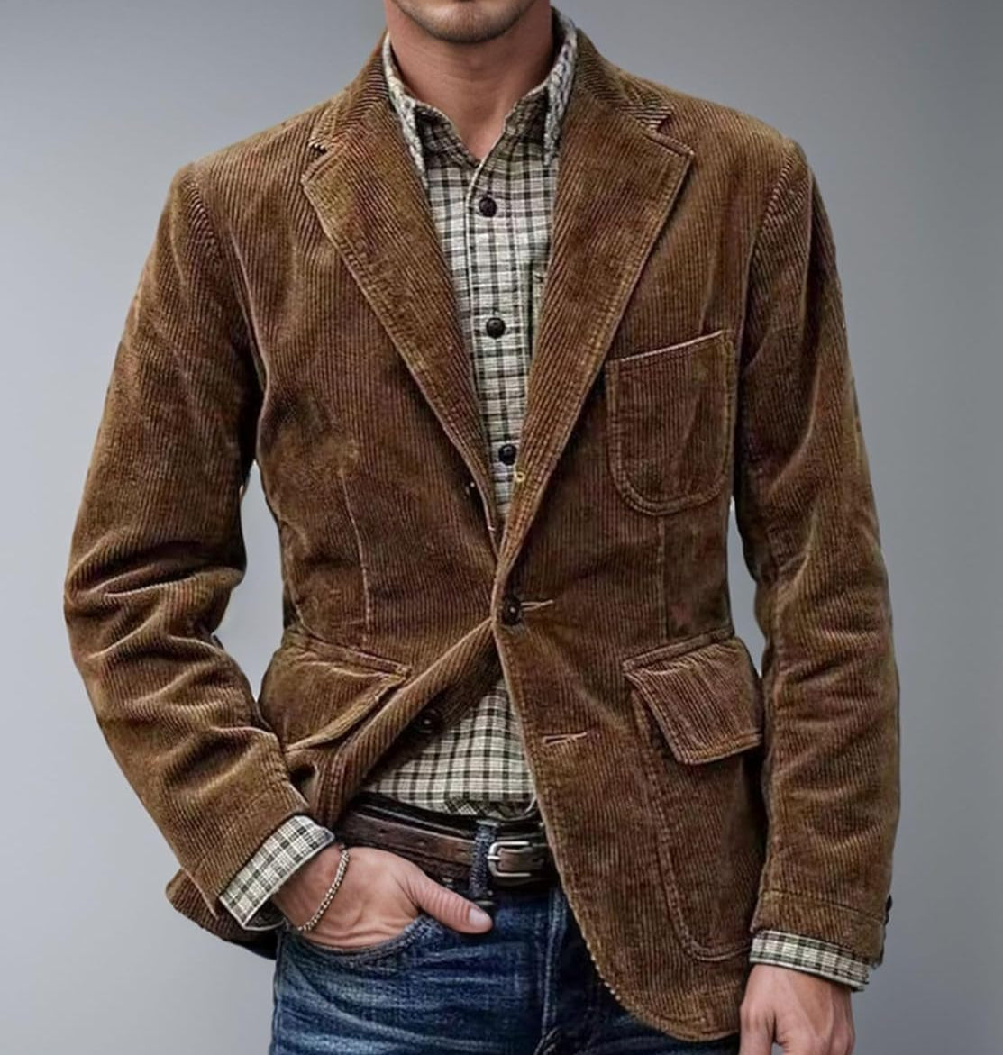 Dervaux™ | Veste et Gilet Vintage Élégance